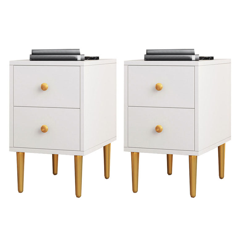 Modern Bed Nightstand Wood Night Table with Drawers for Bedroom