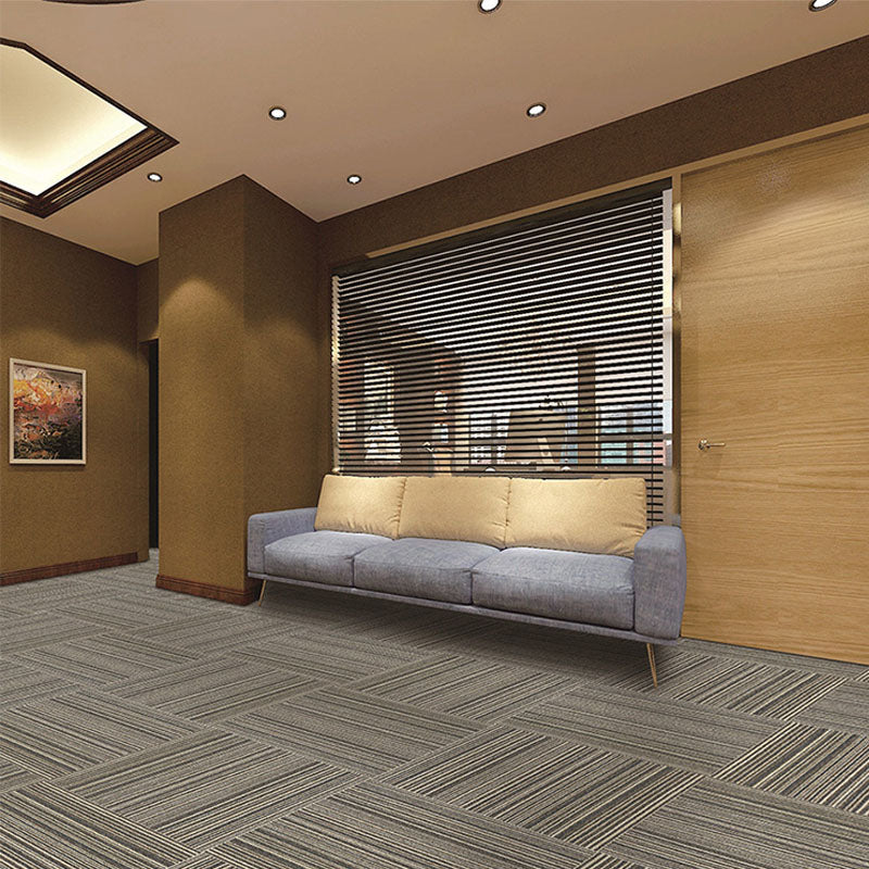 Modern Carpet Tiles Self Adhesive Level Loop Stain Resistant Carpet Tile