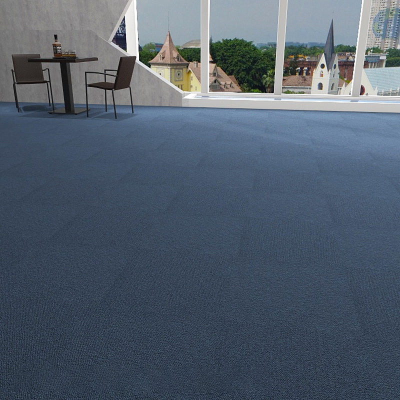 Office Loose Lay Carpet Tiles Dark Color Non-Skid Level Loop Carpet Tile