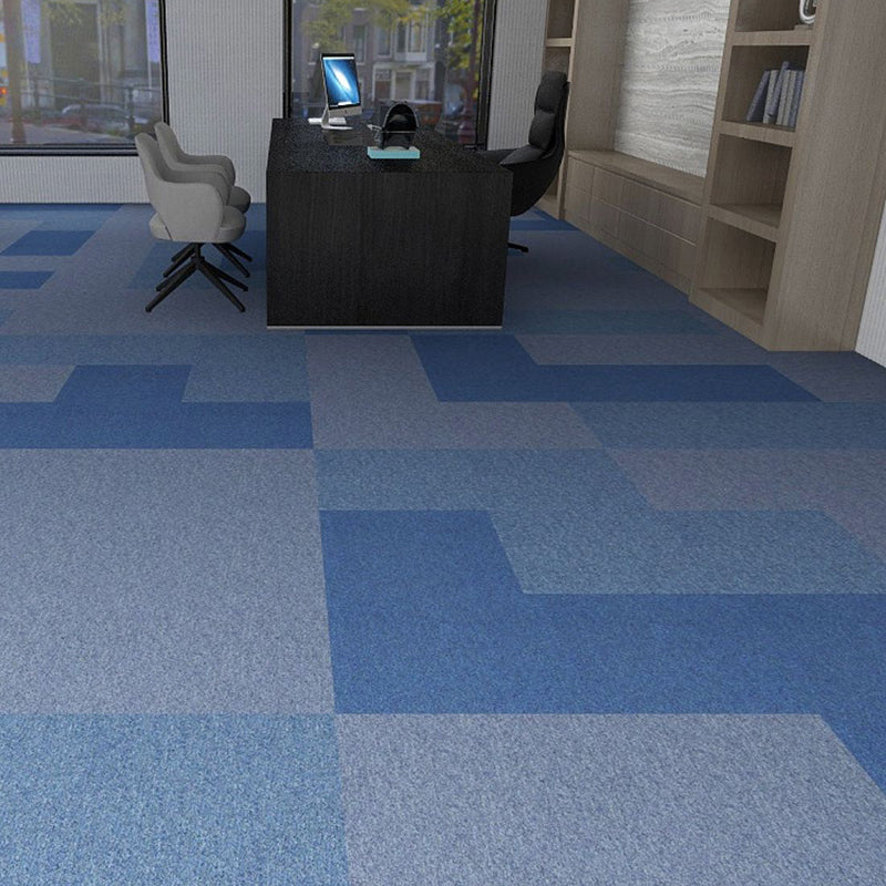Office Loose Lay Carpet Tiles Dark Color Non-Skid Level Loop Carpet Tile