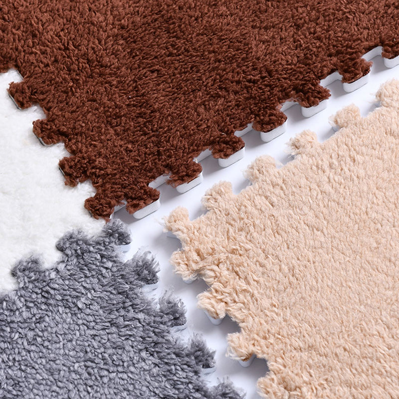 Non-Skid Level Loop Carpet Tile Multi-Color Interlocking Bedroom Carpet Tiles