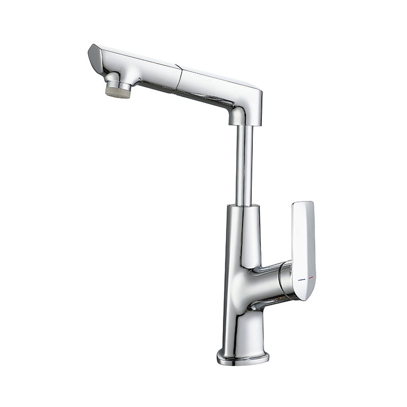 Centerset Lavatory Faucet Glam Style Faucet with Single Lever Handle