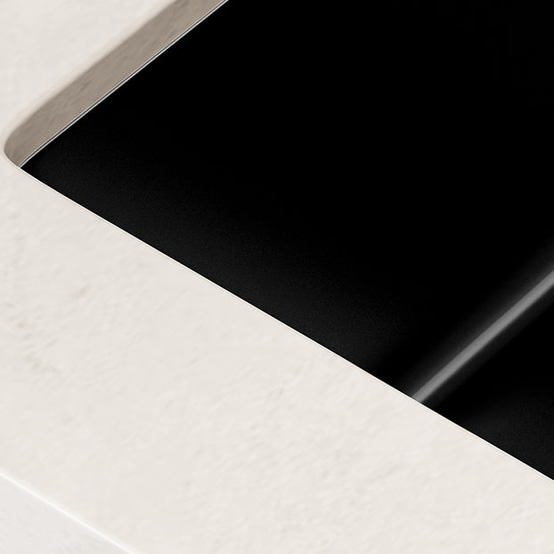 Rectangular Kitchen Sink Black Stainless Steel Single Bowl Top Mount Kitchen Sink