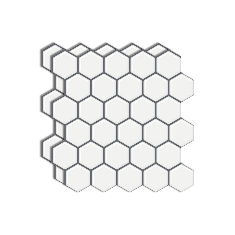 Matte Square Peel & Stick Tile Stone Composite Subway Tile for Kitchen Backsplash