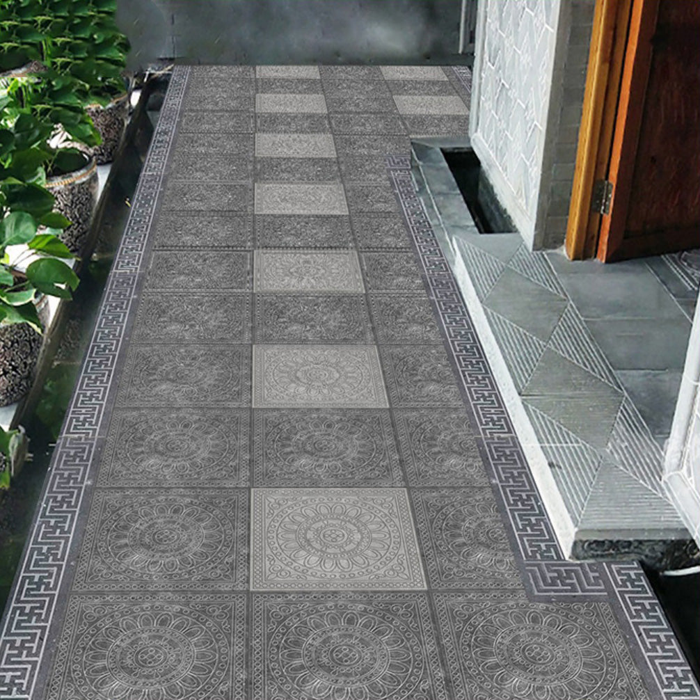 Piastrella per pavimenti per esterni in stile moderno Piastrella per pavimenti vintage con bordo dritto quadrato