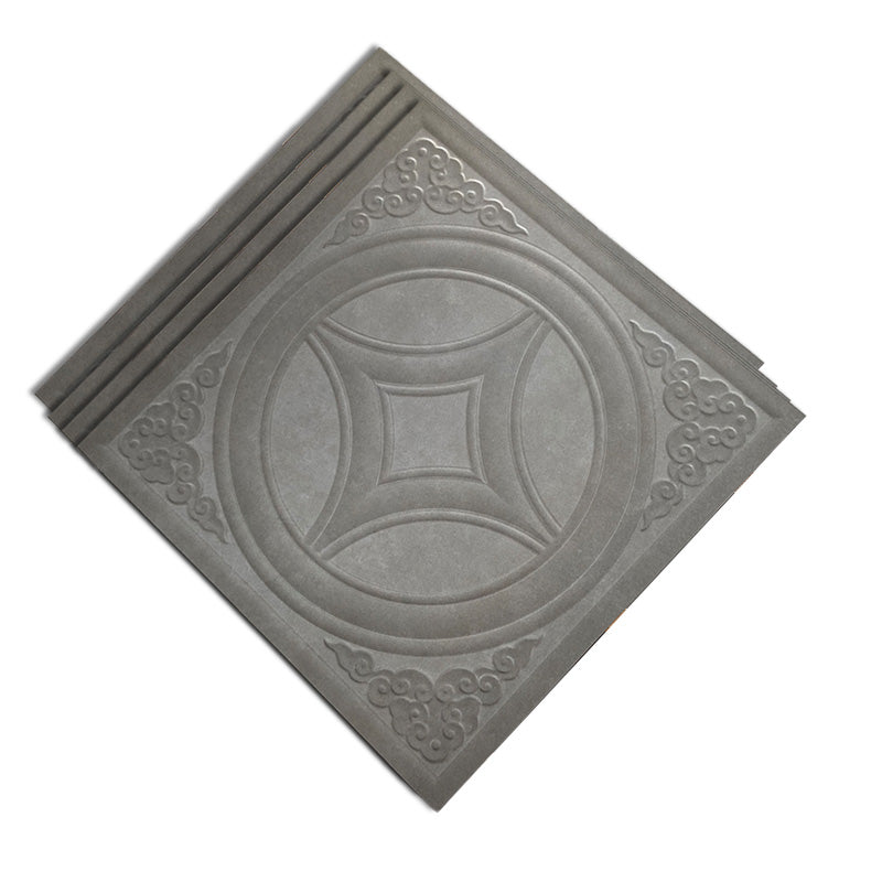 Piastrella per pavimenti per esterni in stile moderno Piastrella per pavimenti vintage con bordo dritto quadrato