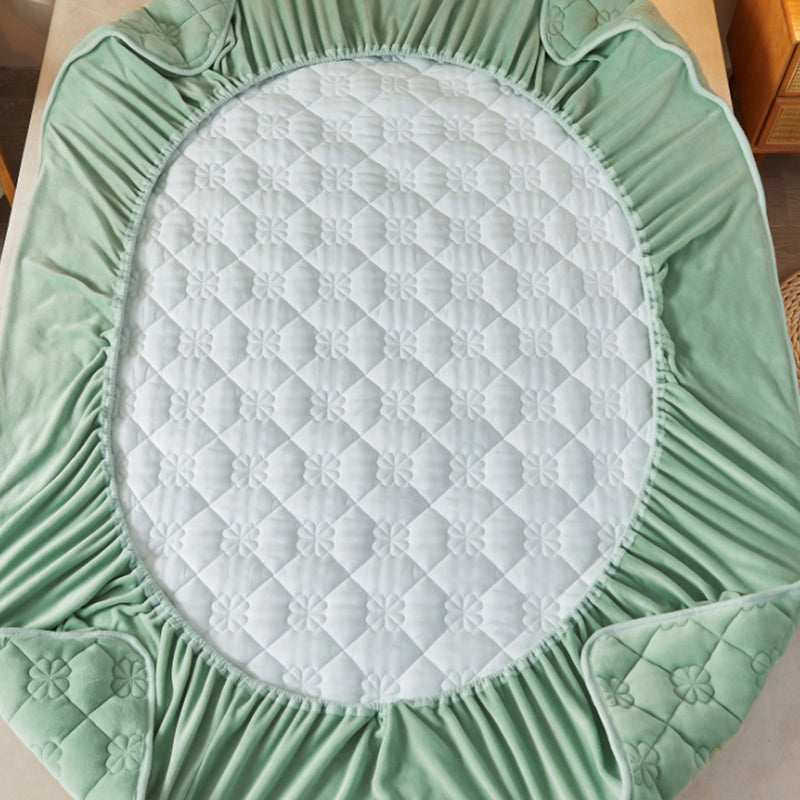 Cotton Bed Sheet Set Soild Extra Soft Fitted Sheet for Bedroom