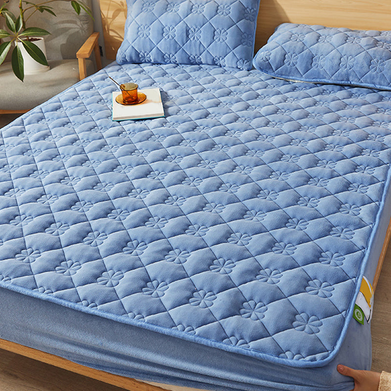 Cotton Bed Sheet Set Soild Extra Soft Fitted Sheet for Bedroom