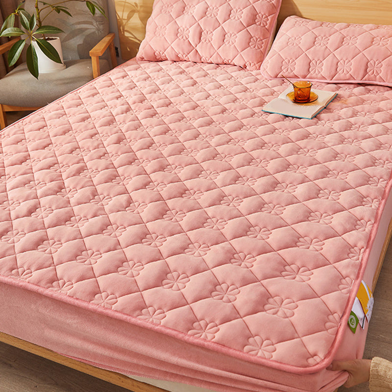 Cotton Bed Sheet Set Soild Extra Soft Fitted Sheet for Bedroom