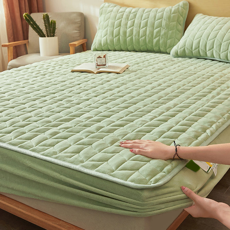 Cotton Bed Sheet Set Soild Extra Soft Fitted Sheet for Bedroom