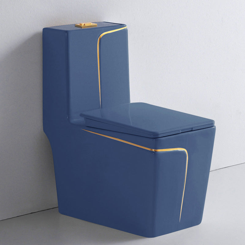 Traditional Ceramic Flush Toilet Floor Mounted Toilet Bowl for Washroom