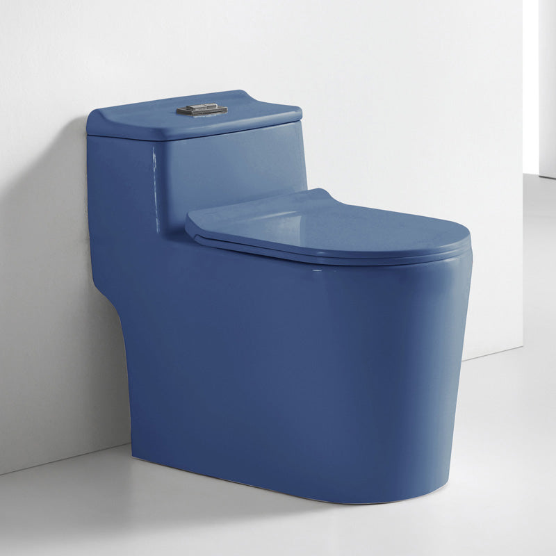 Traditional Ceramic Flush Toilet Floor Mounted Toilet Bowl for Washroom