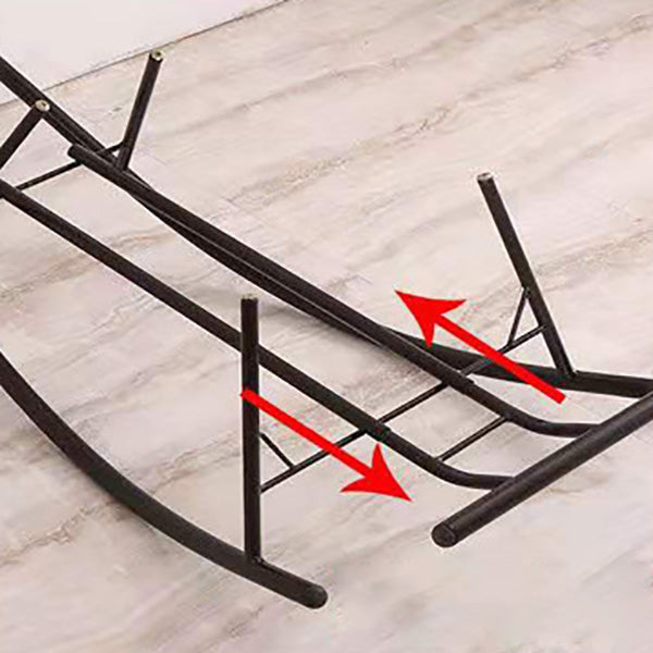 Modern Style Rocking Chair Rattan Outdoor Rocking Chair for Leisure