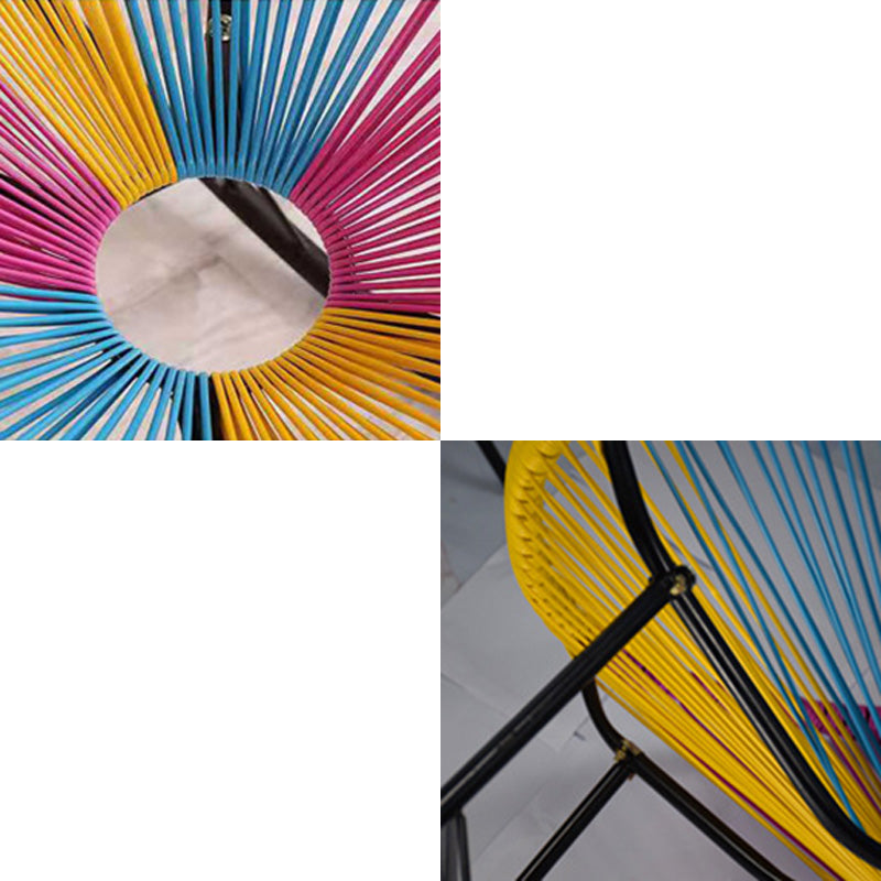 Modern Style Rocking Chair Rattan Outdoor Rocking Chair for Leisure