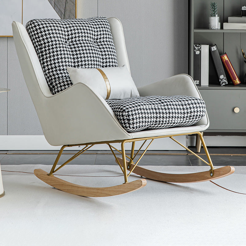 Living Room Light Luxury Rocking Chair Modern Family Lazy Sofa Chair