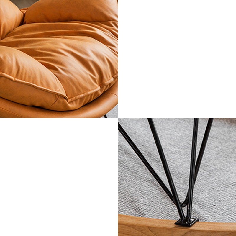 Modern Indoor Sofa Rocking Chair Single Rocking Chair with Cushion