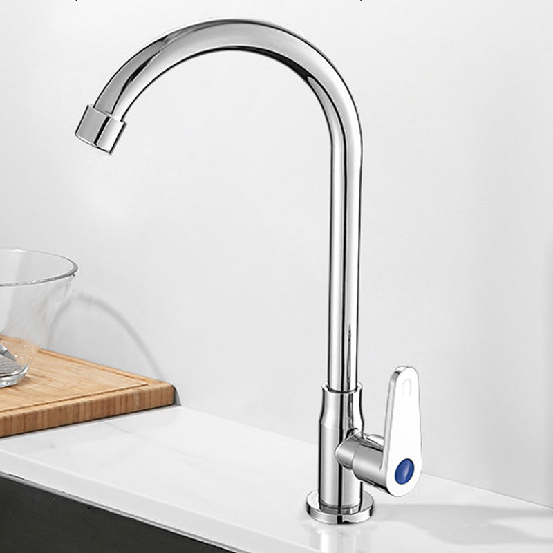 Modern Bridge Faucet Stainless Steel with Handles and Supply Lines Kitchen Sink Faucet