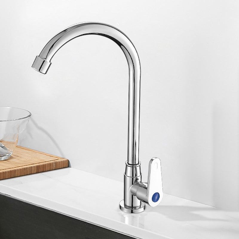 Modern Bridge Faucet Stainless Steel with Handles and Supply Lines Kitchen Sink Faucet