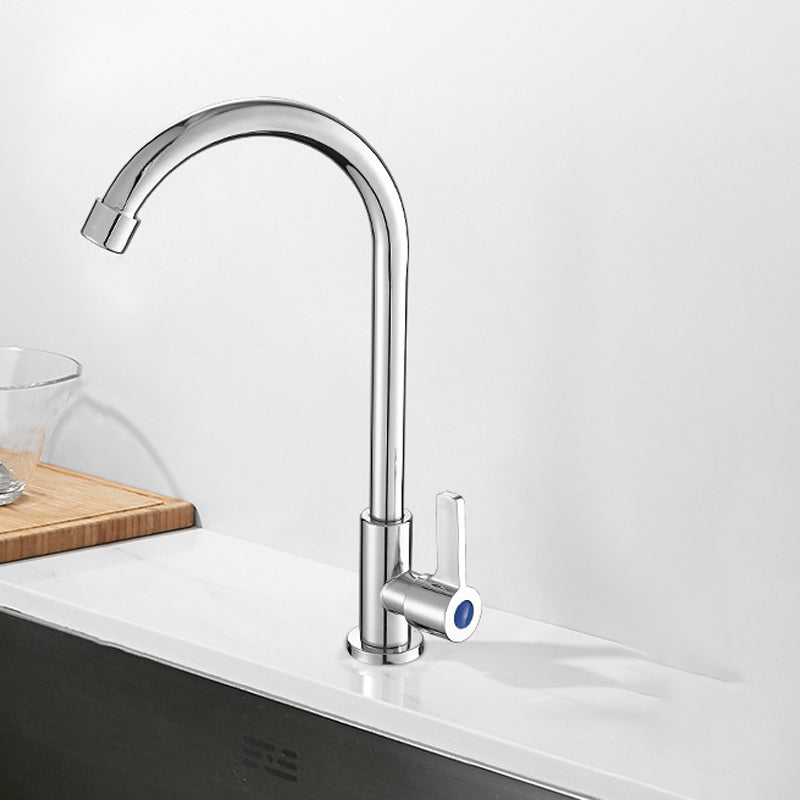 Modern Bridge Faucet Stainless Steel with Handles and Supply Lines Kitchen Sink Faucet