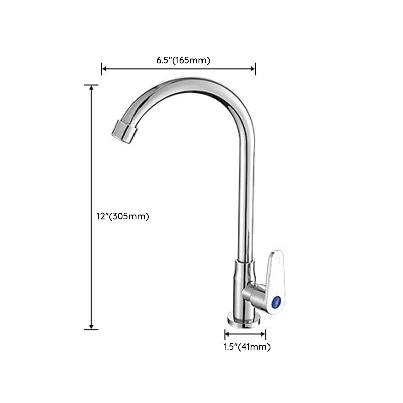Modern Bridge Faucet Stainless Steel with Handles and Supply Lines Kitchen Sink Faucet