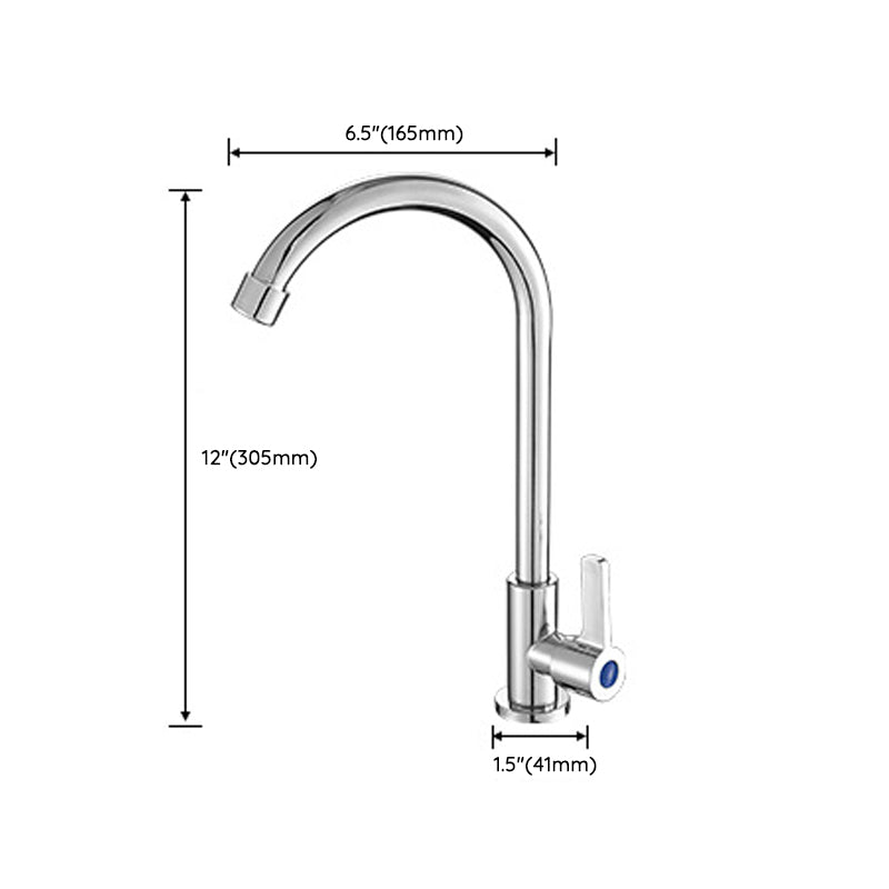 Modern Bridge Faucet Stainless Steel with Handles and Supply Lines Kitchen Sink Faucet
