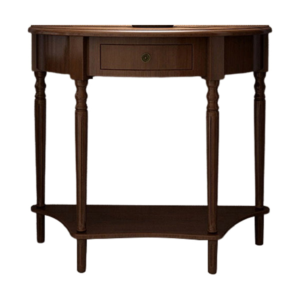 Mid-Century Modern Console Table Wooden Accent Table for Hall