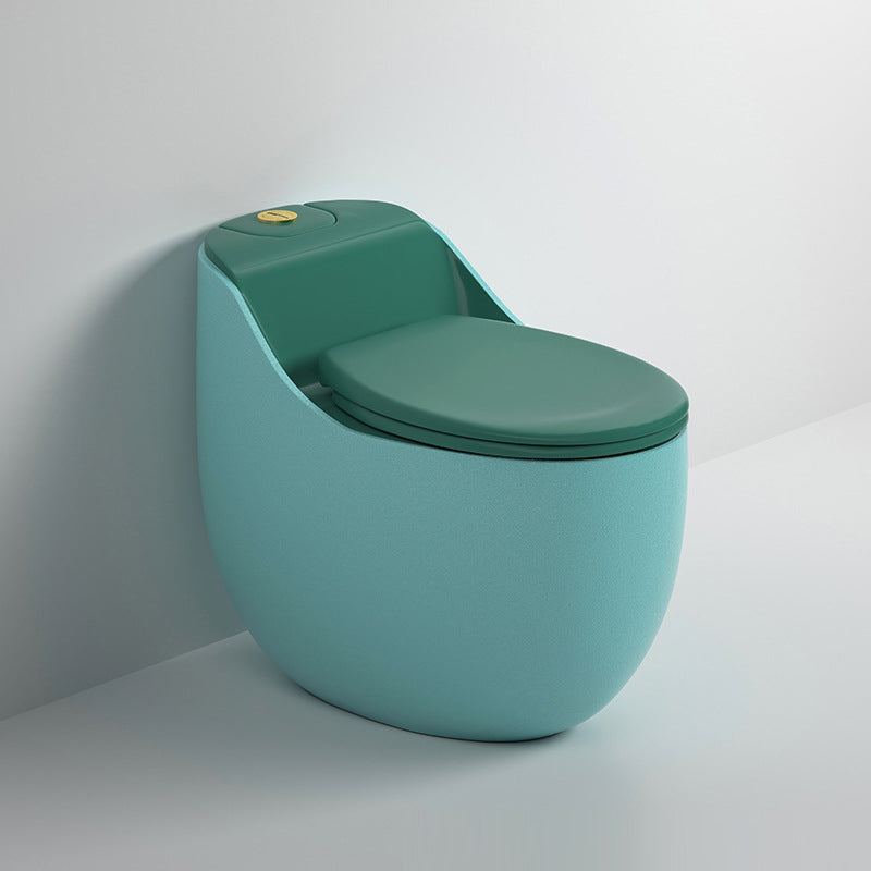 Contemporary Floor Mounted Flush Toilet Seat Included Urine Toilet for Bathroom