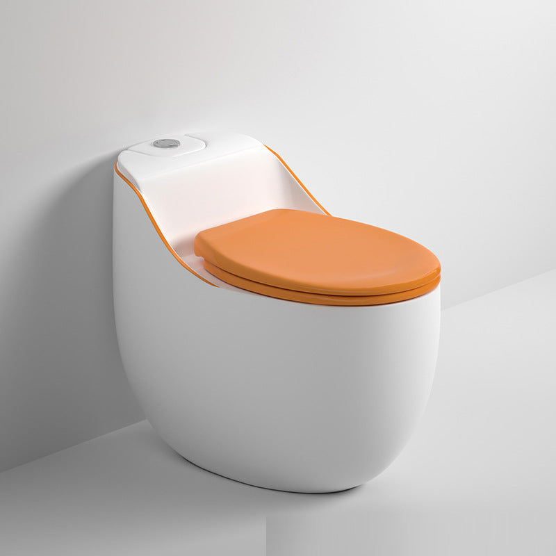 Contemporary Floor Mounted Flush Toilet Seat Included Urine Toilet for Bathroom