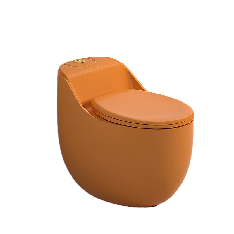 Contemporary Floor Mounted Flush Toilet Seat Included Urine Toilet for Bathroom