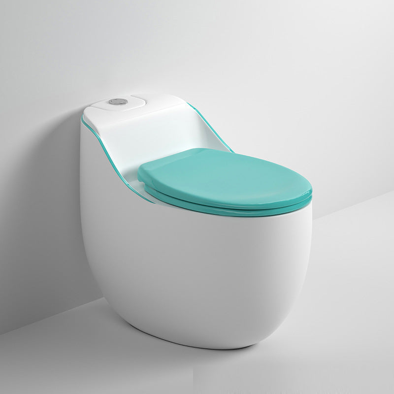 Contemporary Floor Mounted Flush Toilet Seat Included Urine Toilet for Bathroom