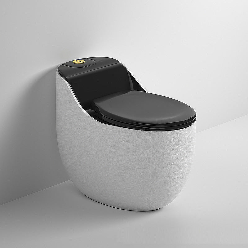 Contemporary Floor Mounted Flush Toilet Seat Included Urine Toilet for Bathroom