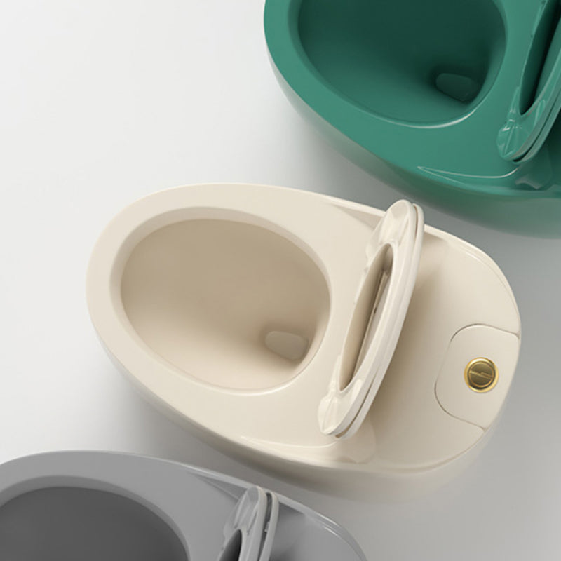 Contemporary Floor Mounted Flush Toilet Seat Included Urine Toilet for Bathroom