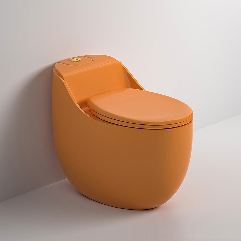 Contemporary Floor Mounted Flush Toilet Seat Included Urine Toilet for Bathroom