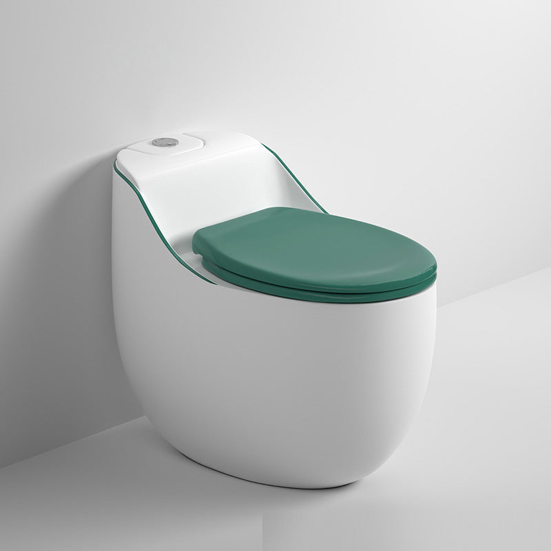 Contemporary Floor Mounted Flush Toilet Seat Included Urine Toilet for Bathroom