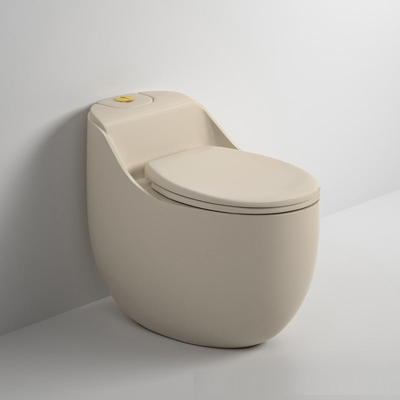 Contemporary Floor Mounted Flush Toilet Seat Included Urine Toilet for Bathroom