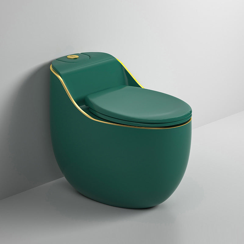 Contemporary Floor Mounted Flush Toilet Seat Included Urine Toilet for Bathroom