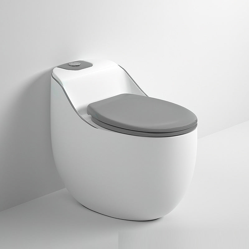 Contemporary Floor Mounted Flush Toilet Seat Included Urine Toilet for Bathroom
