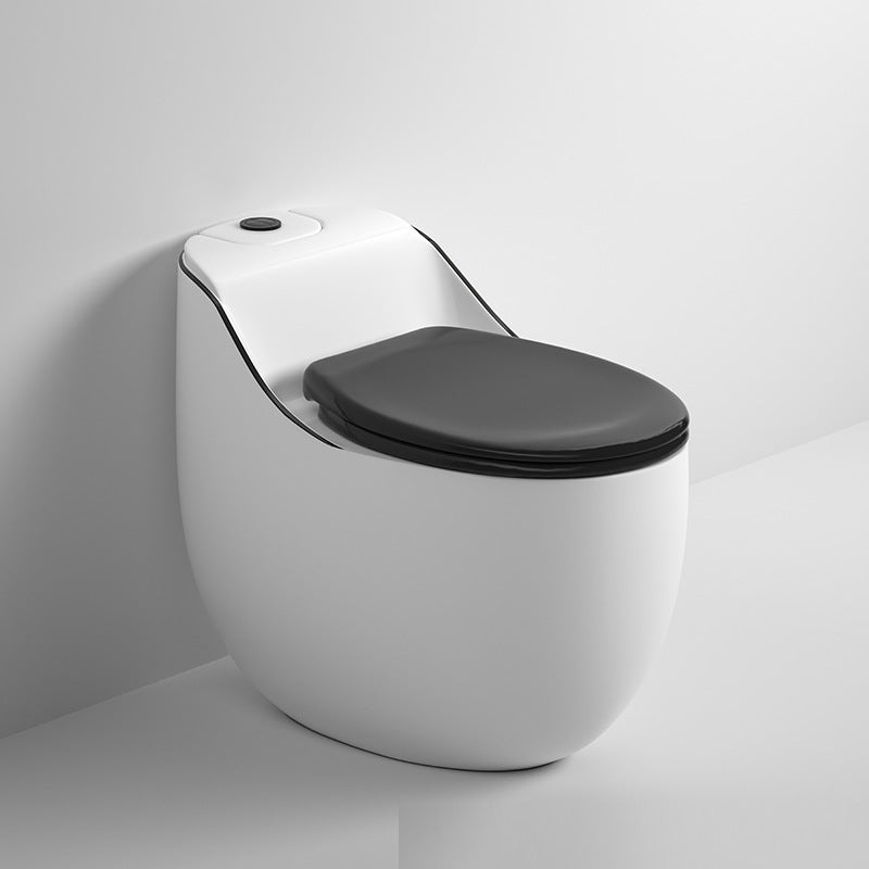 Contemporary Floor Mounted Flush Toilet Seat Included Urine Toilet for Bathroom