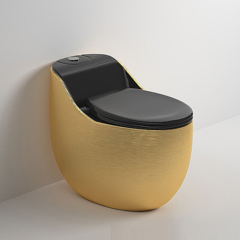 Contemporary Floor Mounted Flush Toilet Seat Included Urine Toilet for Bathroom