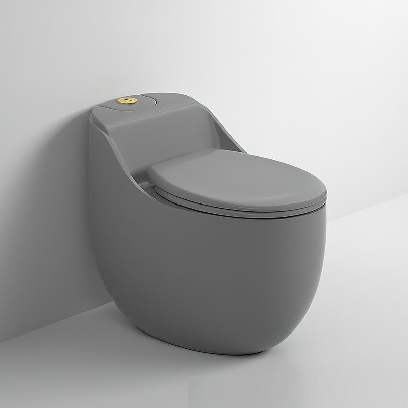 Contemporary Floor Mounted Flush Toilet Seat Included Urine Toilet for Bathroom