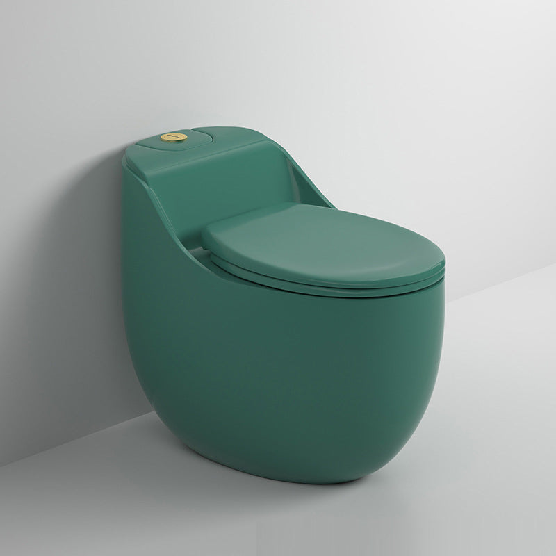 Contemporary Floor Mounted Flush Toilet Seat Included Urine Toilet for Bathroom