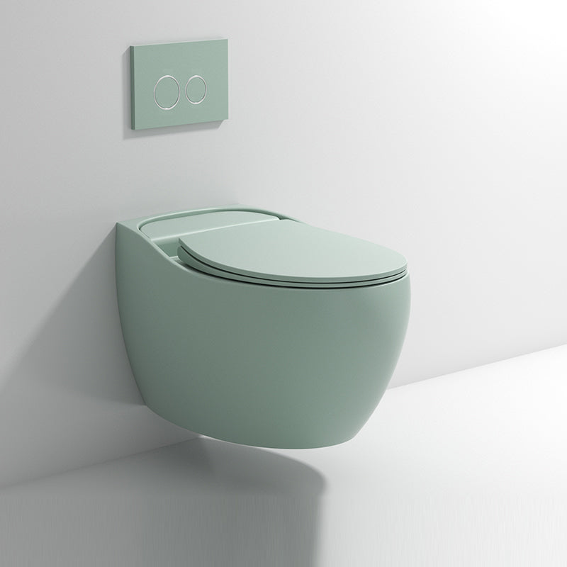 Modern Ceramic Flush Toilet Wall Hung Toilet Bowl for Washroom