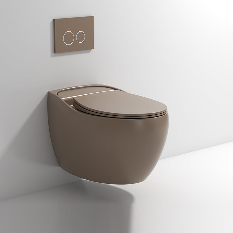 Modern Ceramic Flush Toilet Wall Hung Toilet Bowl for Washroom
