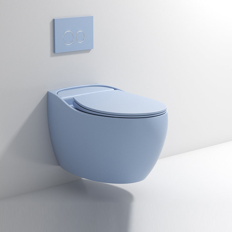 Modern Ceramic Flush Toilet Wall Hung Toilet Bowl for Washroom