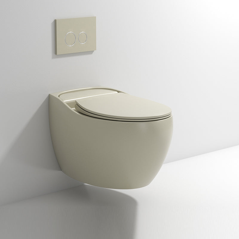 Modern Ceramic Flush Toilet Wall Hung Toilet Bowl for Washroom