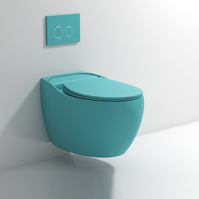 Modern Ceramic Flush Toilet Wall Hung Toilet Bowl for Washroom