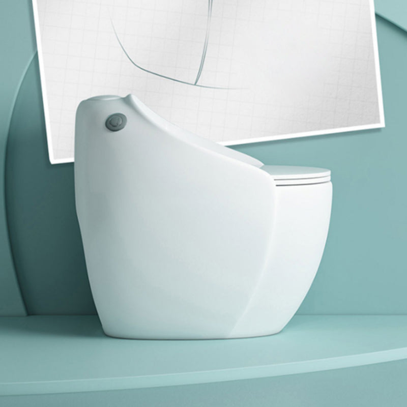 Modern Ceramic Flush Toilet One Piece Toilet Bowl for Washroom