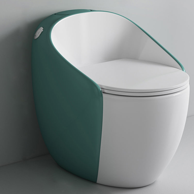 Modern Ceramic Flush Toilet One Piece Toilet Bowl for Washroom