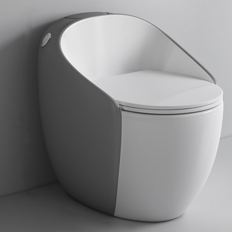 Modern Ceramic Flush Toilet One Piece Toilet Bowl for Washroom