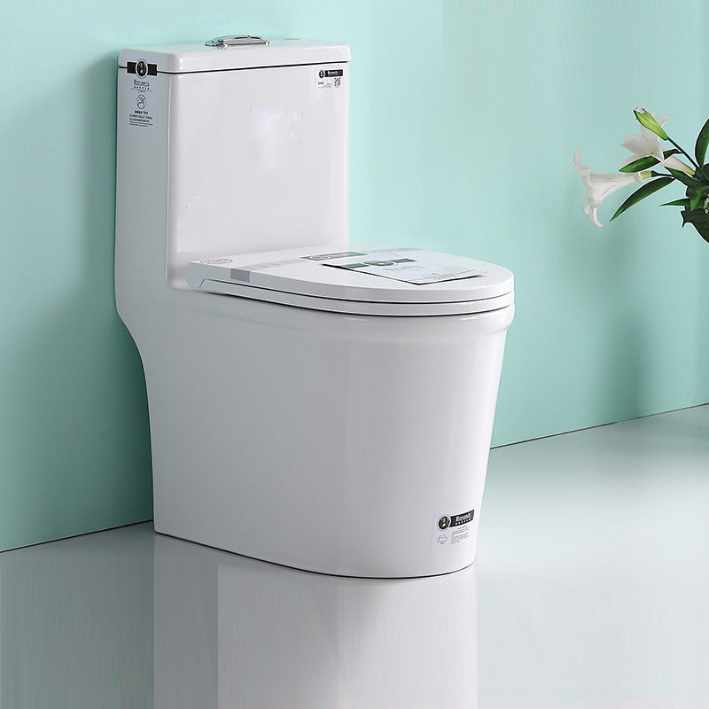 Traditional Ceramic Flush Toilet One Piece Toilet Bowl for Bathroom